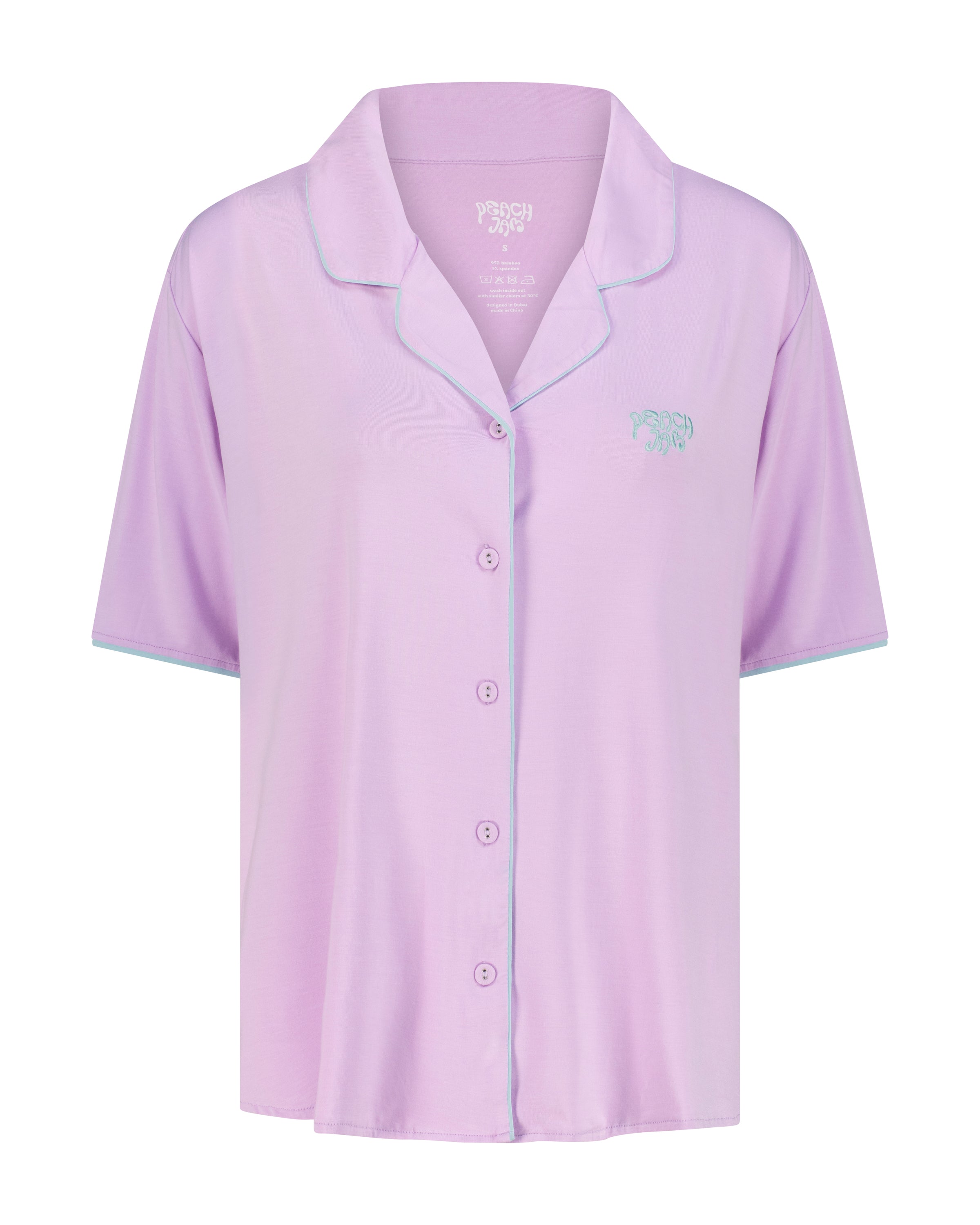Plum Mint Short Sleeve Shirt