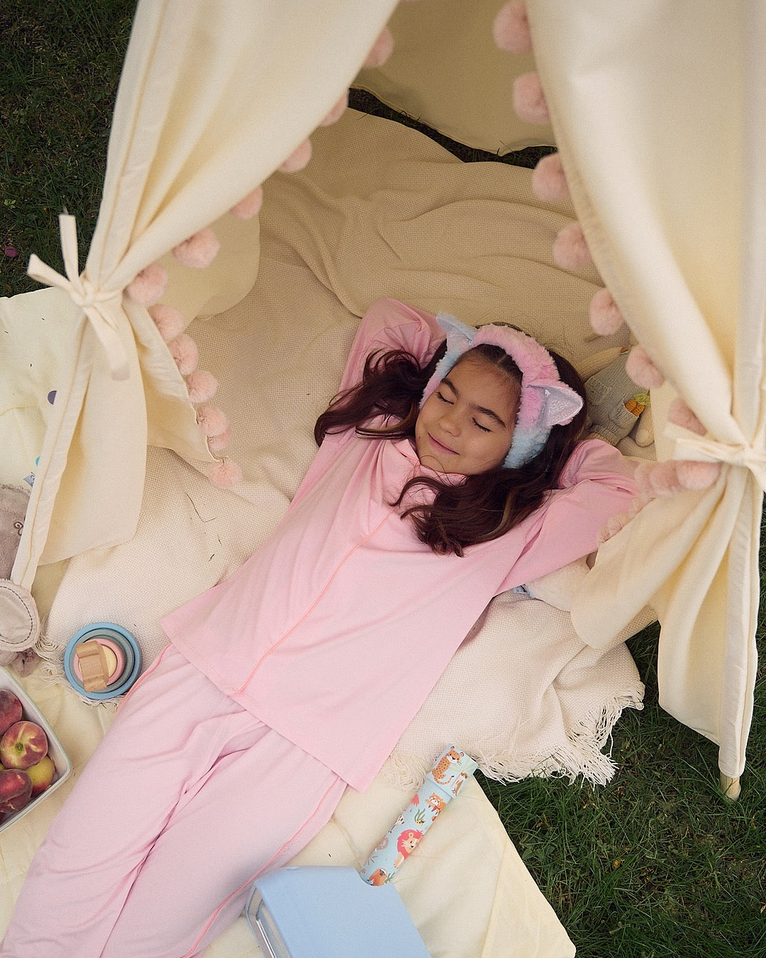 Mini Strawberry Peach Pants